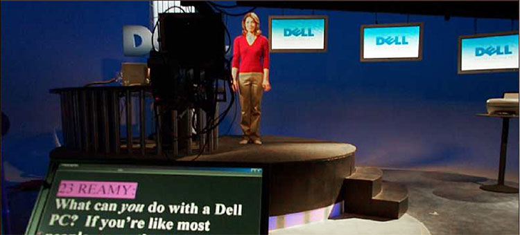 Best Teleprompting - Staging for Dell Computers